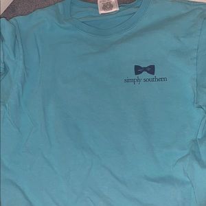 Blue simply southern shirt